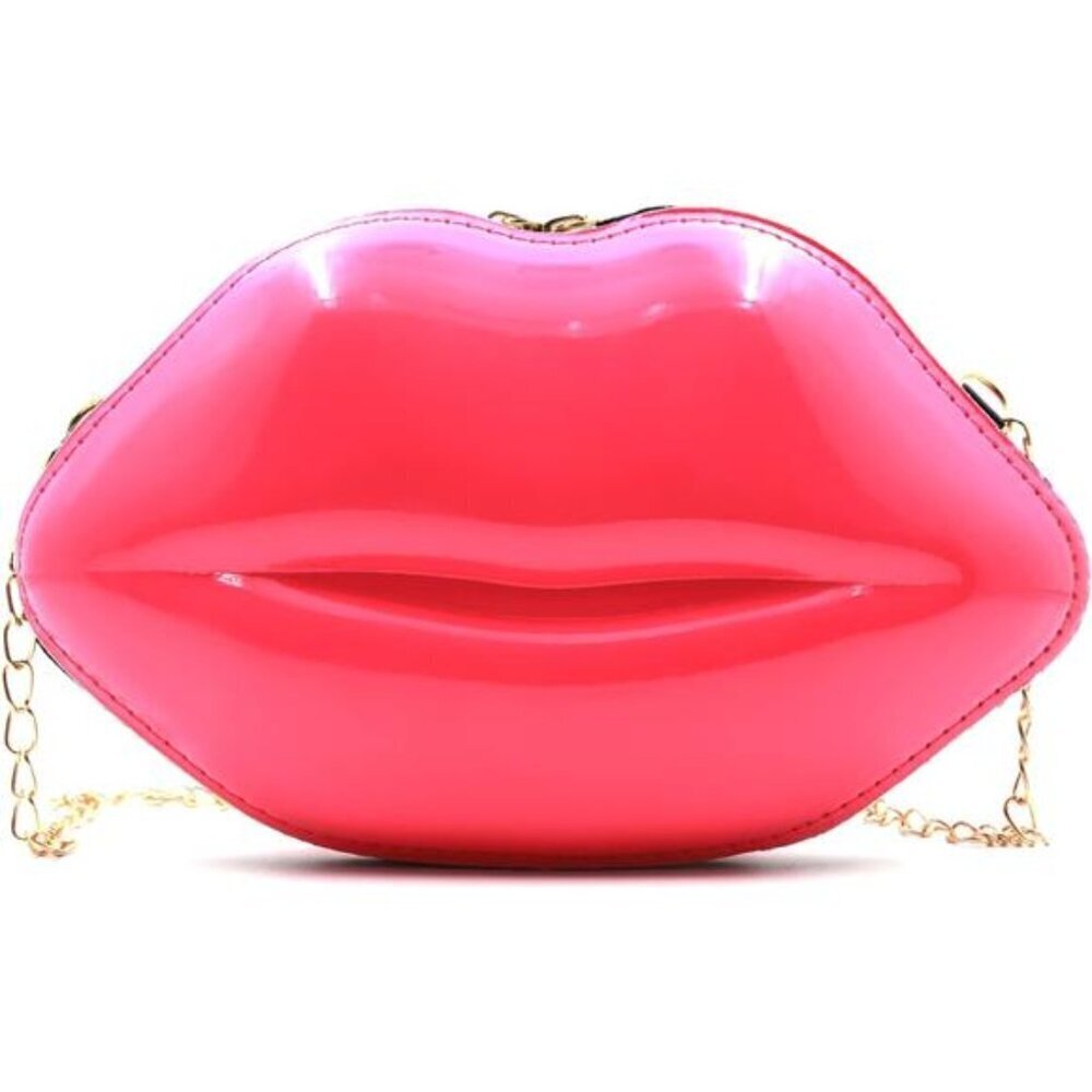 Red Lip Purse Lip-Shaped Purse for Women Cute Stylish Novelty Bag